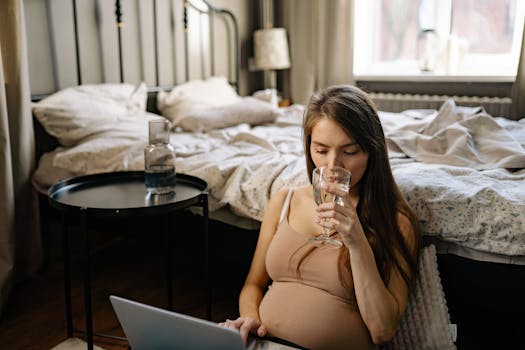 freelancer working on a laptop in a cozy setting