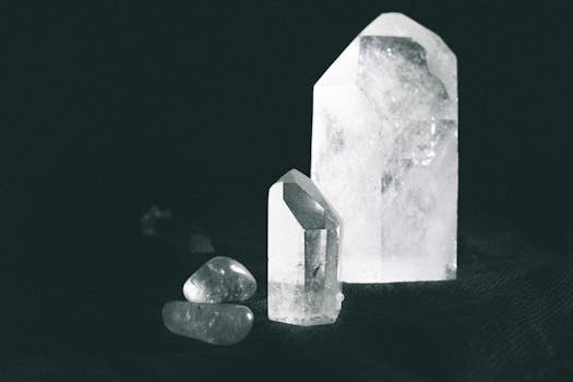 a collection of crystals for meditation