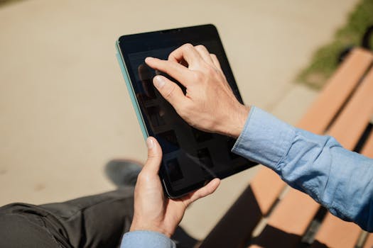 a person using a meditation app on their phone