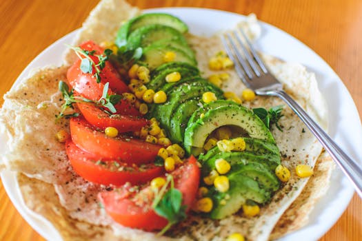 colorful plate of healthy snacks