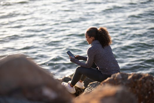 meditation app on a smartphone