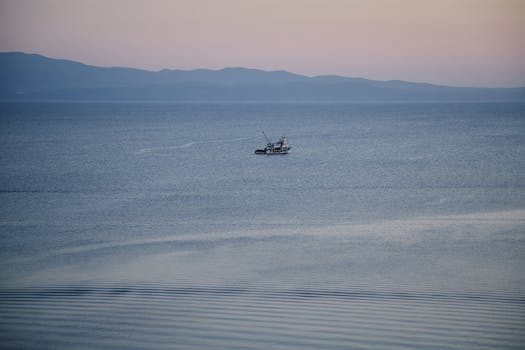 a serene landscape with mountains and a lake