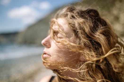 freelancer enjoying meditation